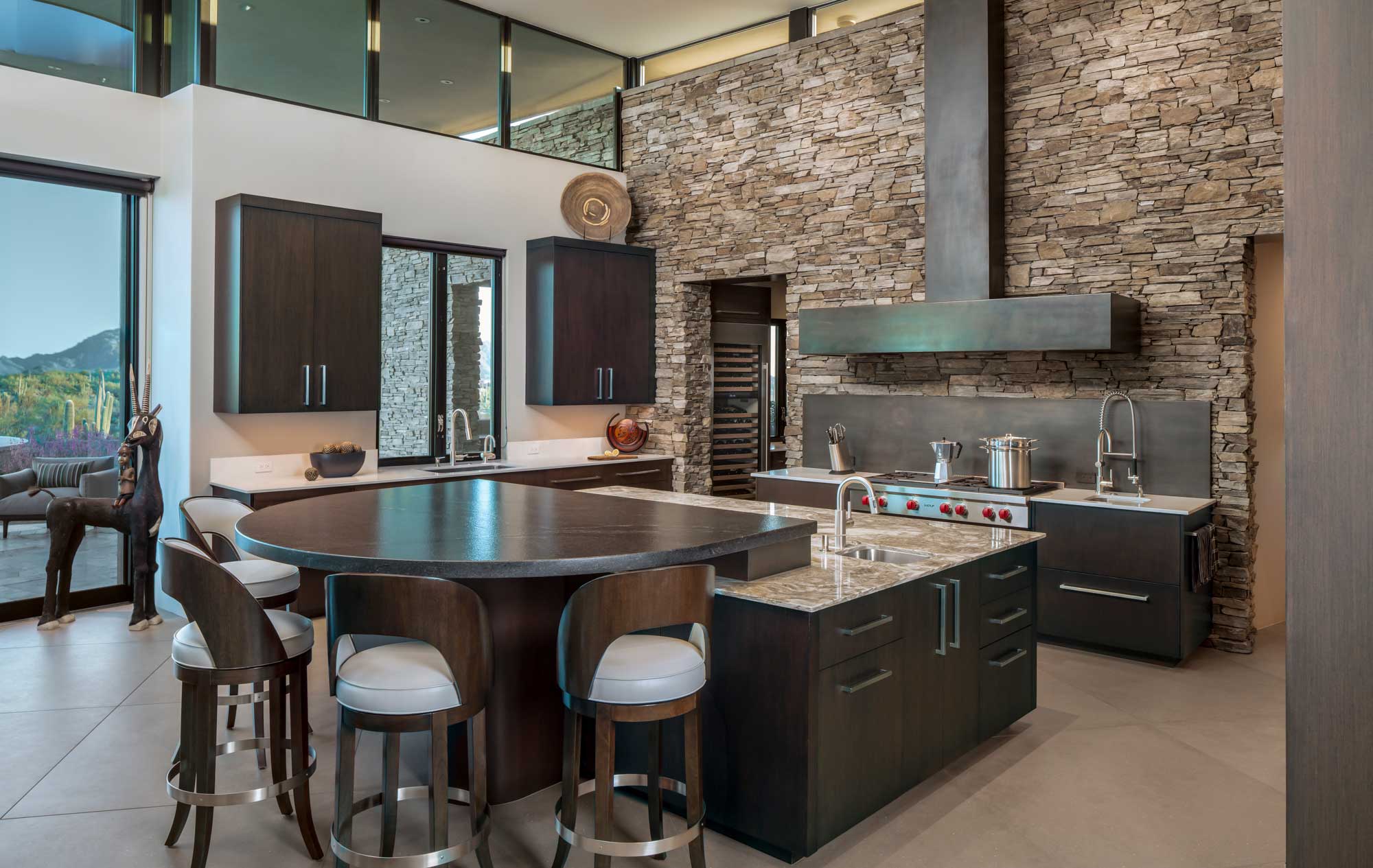 Contemporary-Desert-Southwest-kitchen - Janet Brooks Design