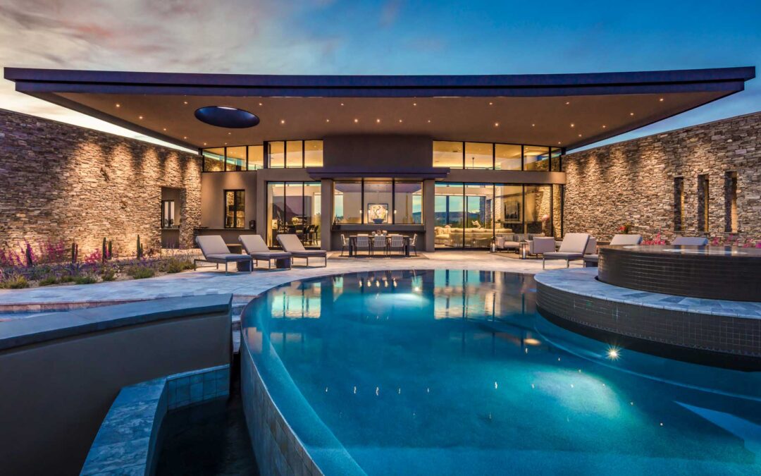 contemporary-desert-Back-patio-over-pool
